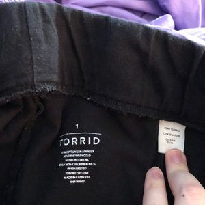 Black leggings torrid